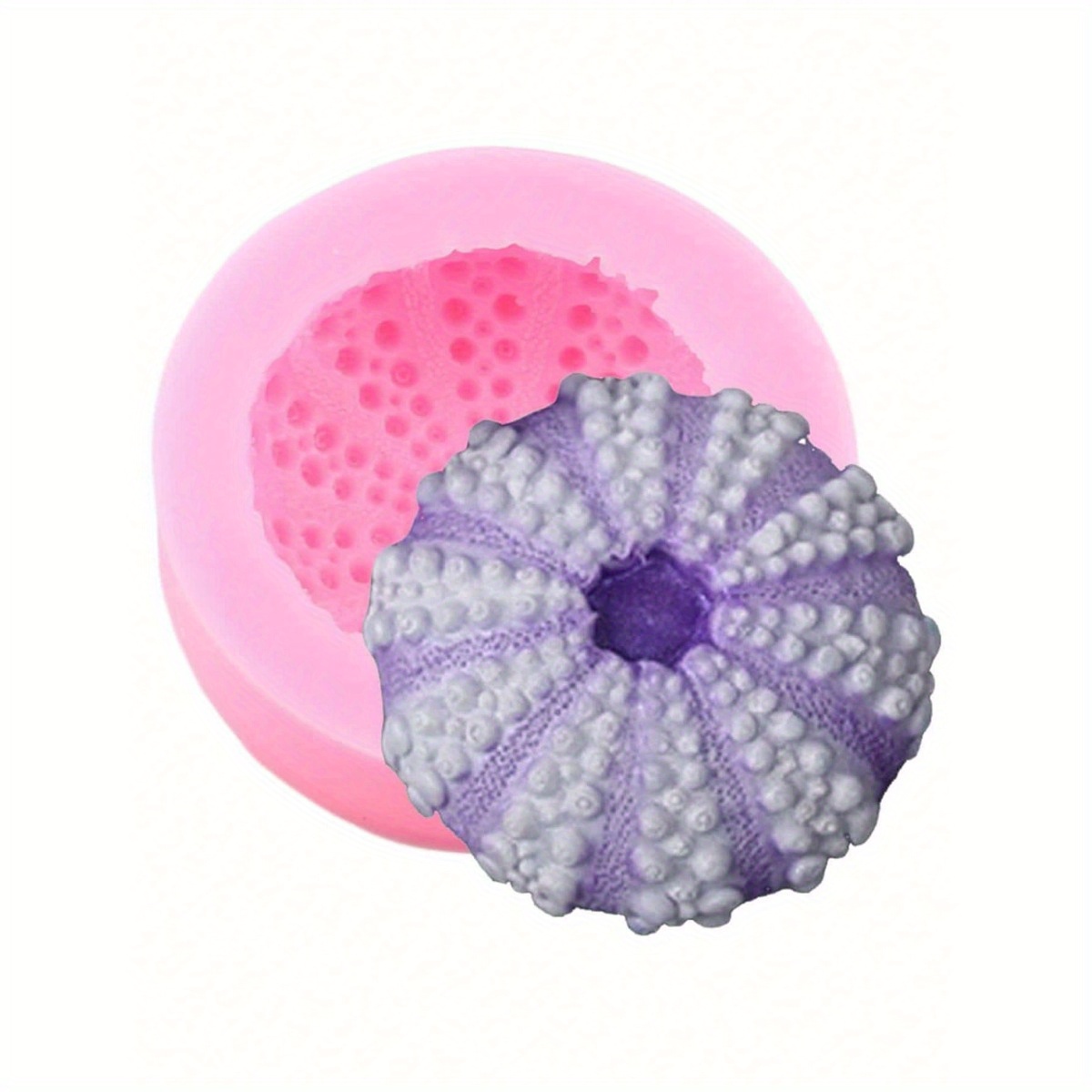 

1pc Sea Urchin Silicone Mold Resin Clay Soap Mould Fondant Cake Decorating Tools Chocolate Gumpaste Candy Moulds Diy Baking Molds
