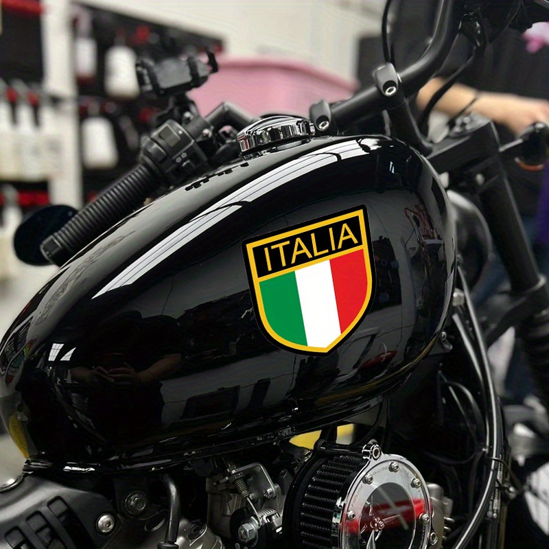 2pz Adesivo A Forma Scudo Bandiera Italiana Emblema - Temu Switzerland