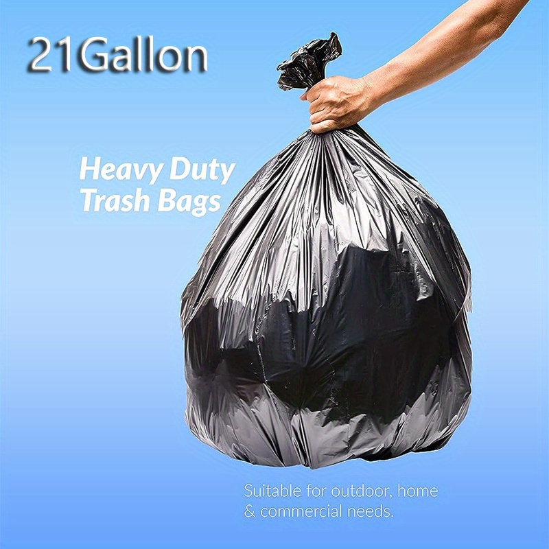1roll (100pcs) Drawstring Disposable Thickened Garbage Bag, Disposable  Small Plastic Bag, Kitchen Bathroom Office Garbage Bag, Odorless Black  Garbage