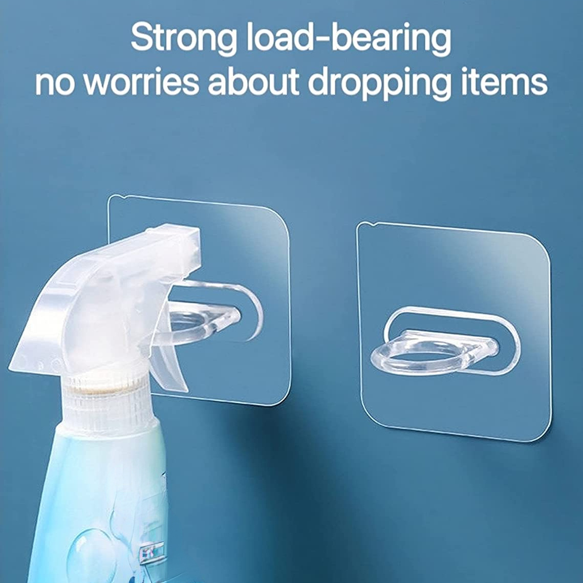 Clear Plastic Adhesive Hooks Curtain Rods Lotion Dispensers - Temu