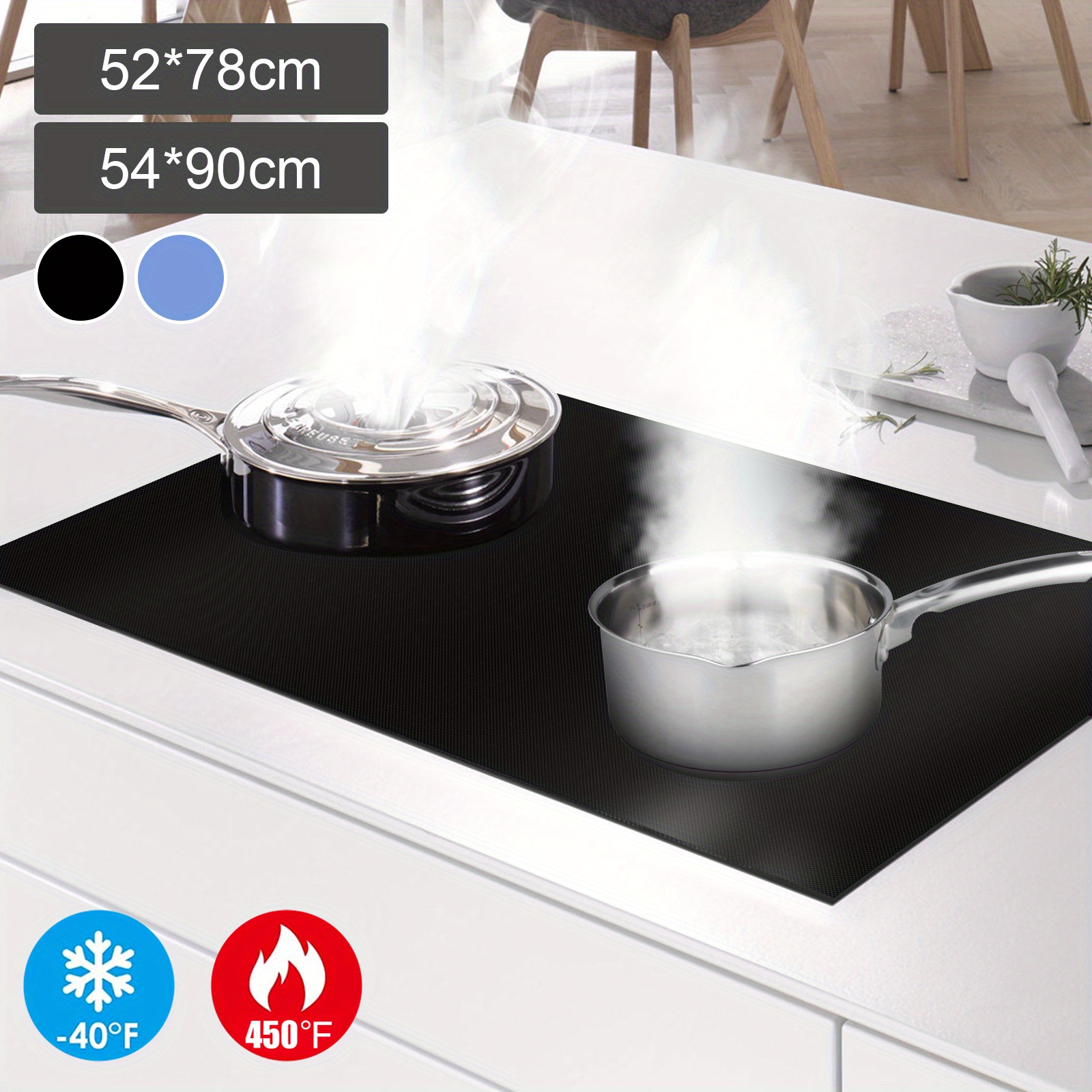1pc Silicone Stove Mat, Sink Mat Electric Stove Top Cover, Placemat,  Electronic Stove Heat Insulation Mat, Drying Mat, Kitchen Items