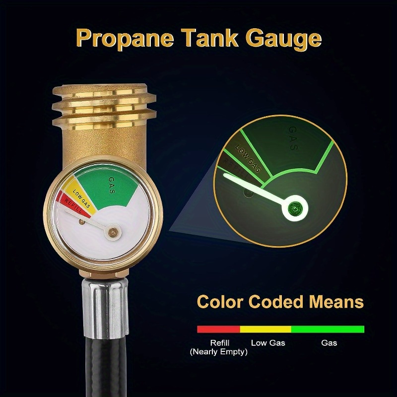 Propane Tank Gauge Level Indicator Acme/qcc1/type1 Propane - Temu