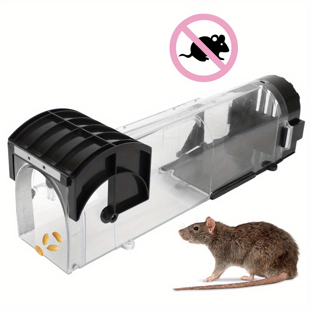 Smart Self-locking Mousetrap Safe Firm Transparent Household Mouse