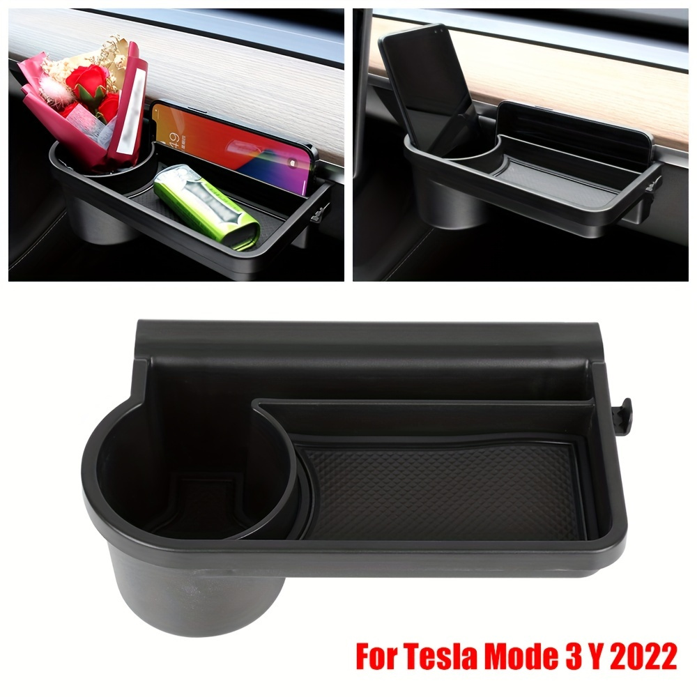 For Model 3 For Model Y Phone Cup Holder Storage Tray Glove - Temu