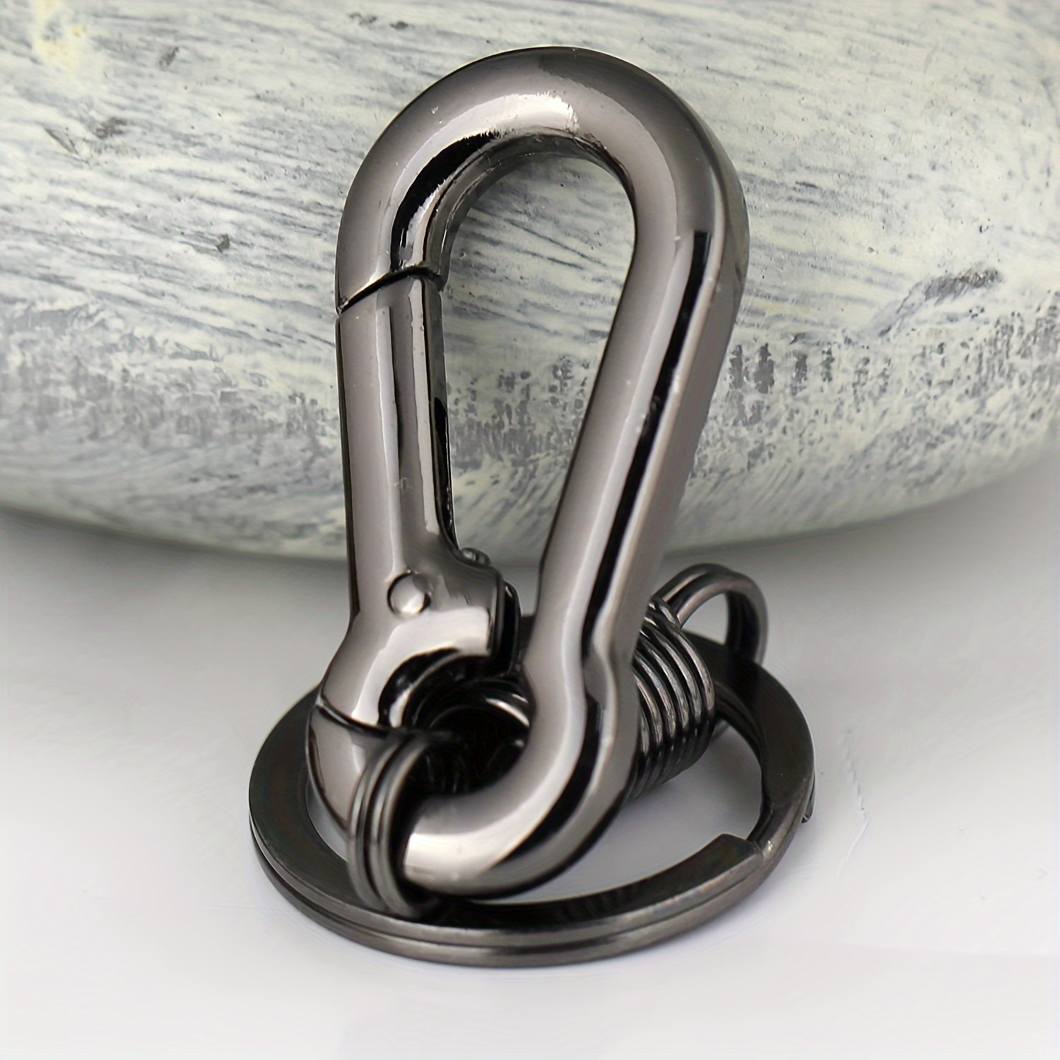 Carabiner Keyring 1pc Carabiner Keyring Rustproof Corrosion Resistant Metal  Keychain Small Holder Accessory Strong Key Ring
