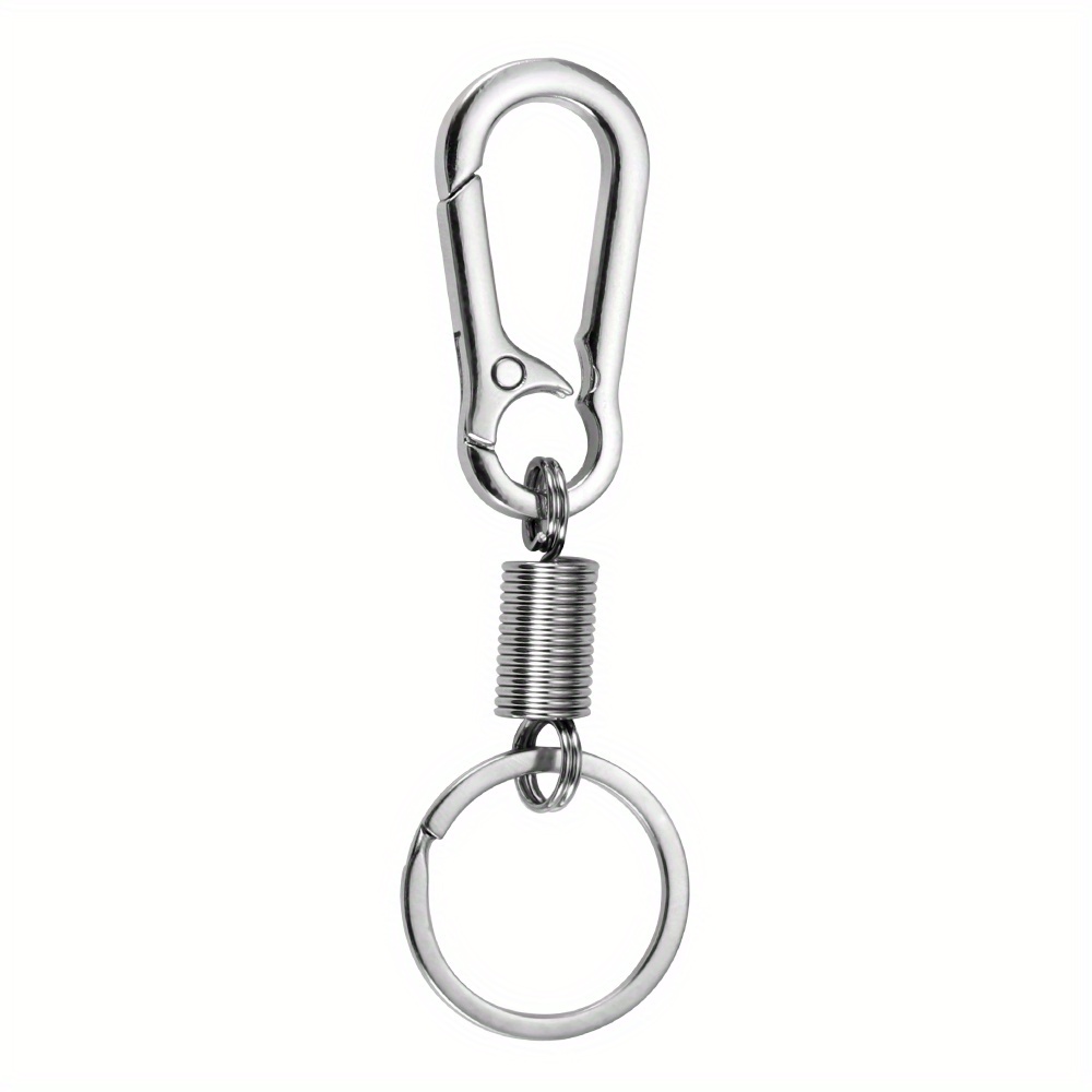 Carabiner Keyring 1pc Carabiner Keyring Rustproof Corrosion Resistant Metal  Keychain Small Holder Accessory Strong Key Ring