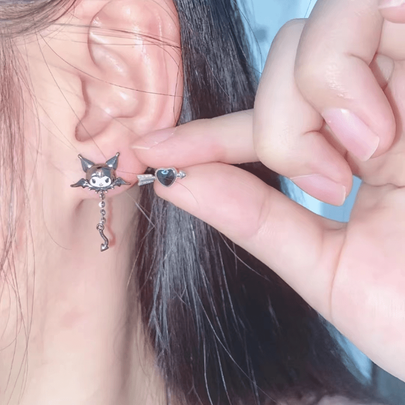 Cool anime clearance earrings