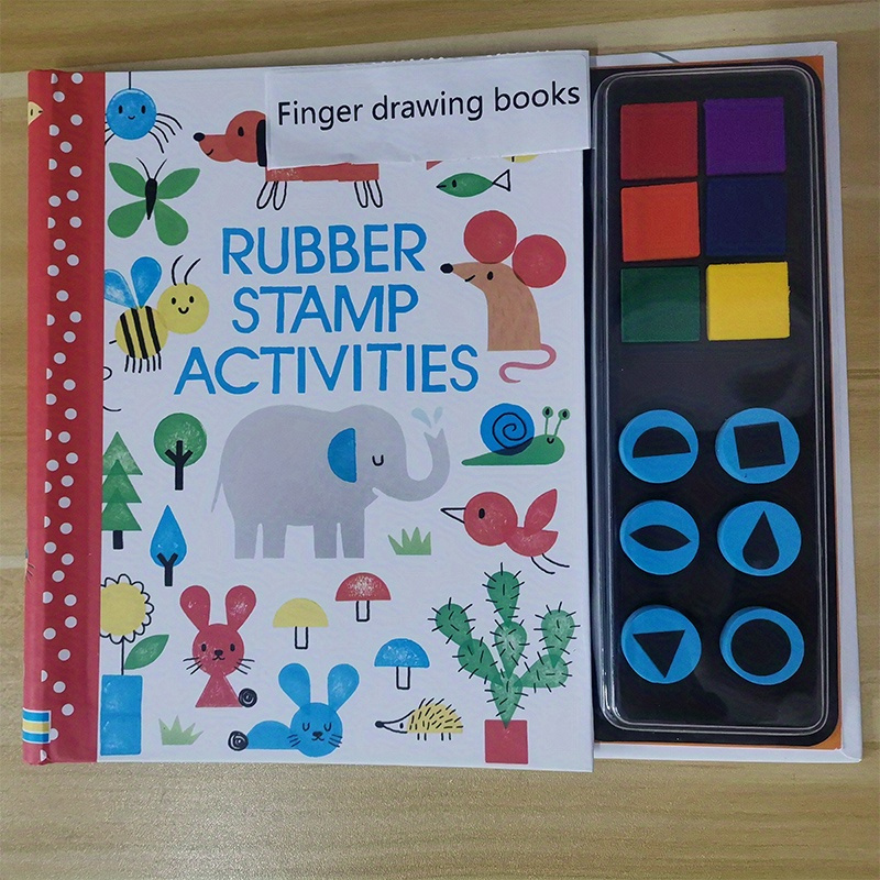 Colorful Craft Finger Print DIY Kids/Children Fashion Ink Pad Inkpad for  Rubber Stamps Inkpads Ink & Pads Toys Kids Toy Games Accessories