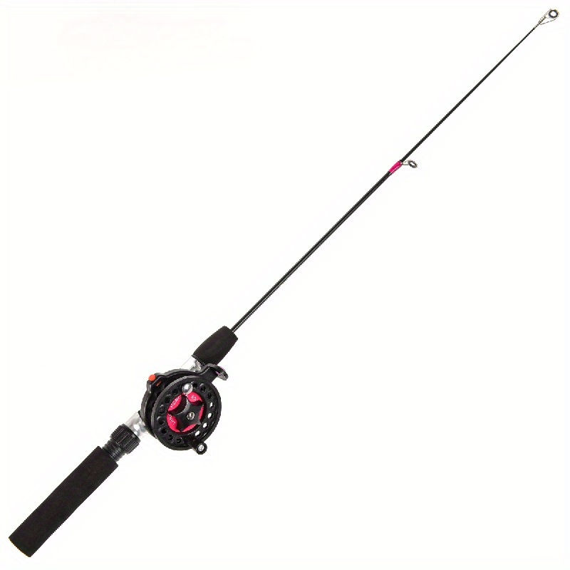 Winter Ice Fishing Rod Set 60cm 2 Tip Fishing Pole With Reel With