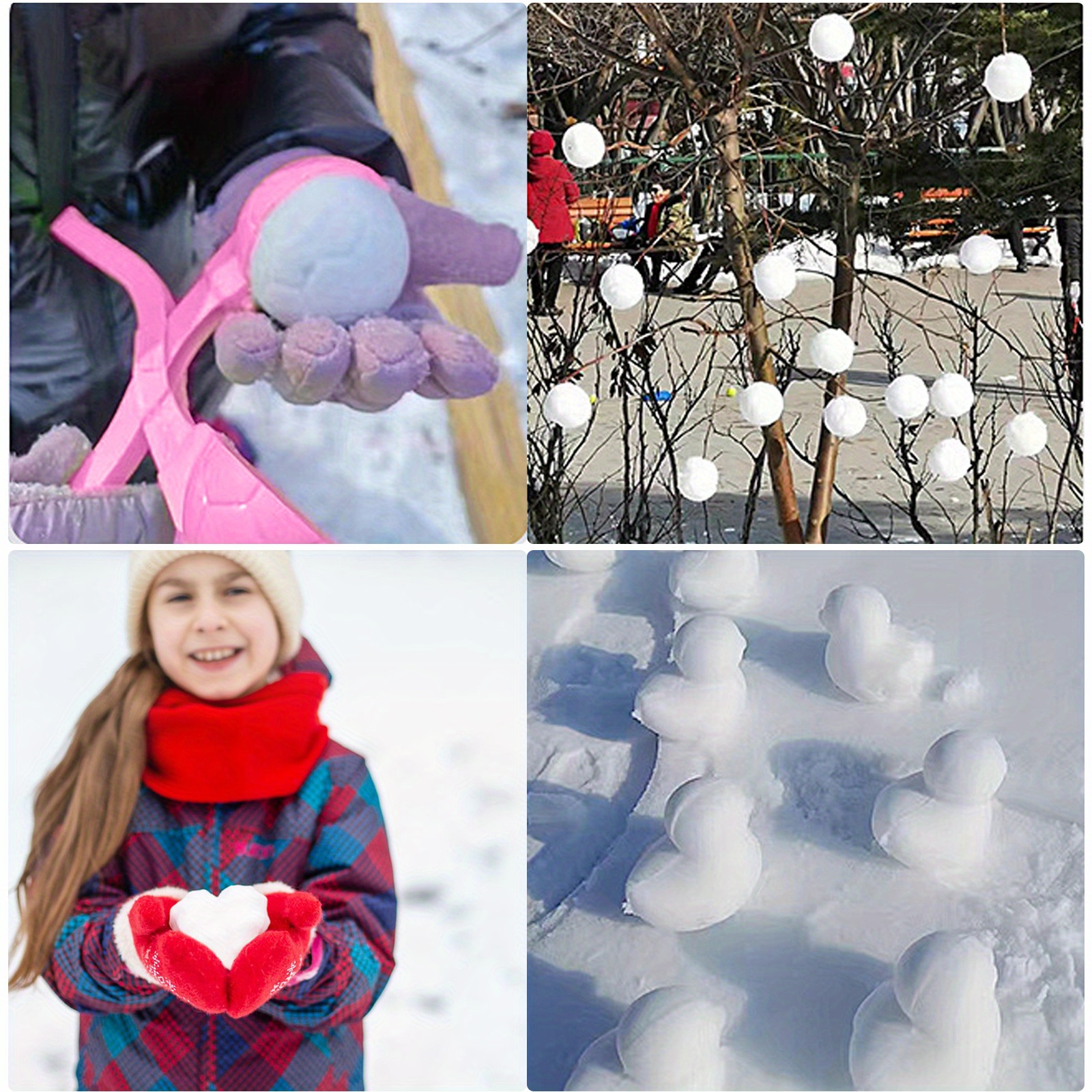 Outdoor Winter Snow Toys  Snowball Makers, Molds & More