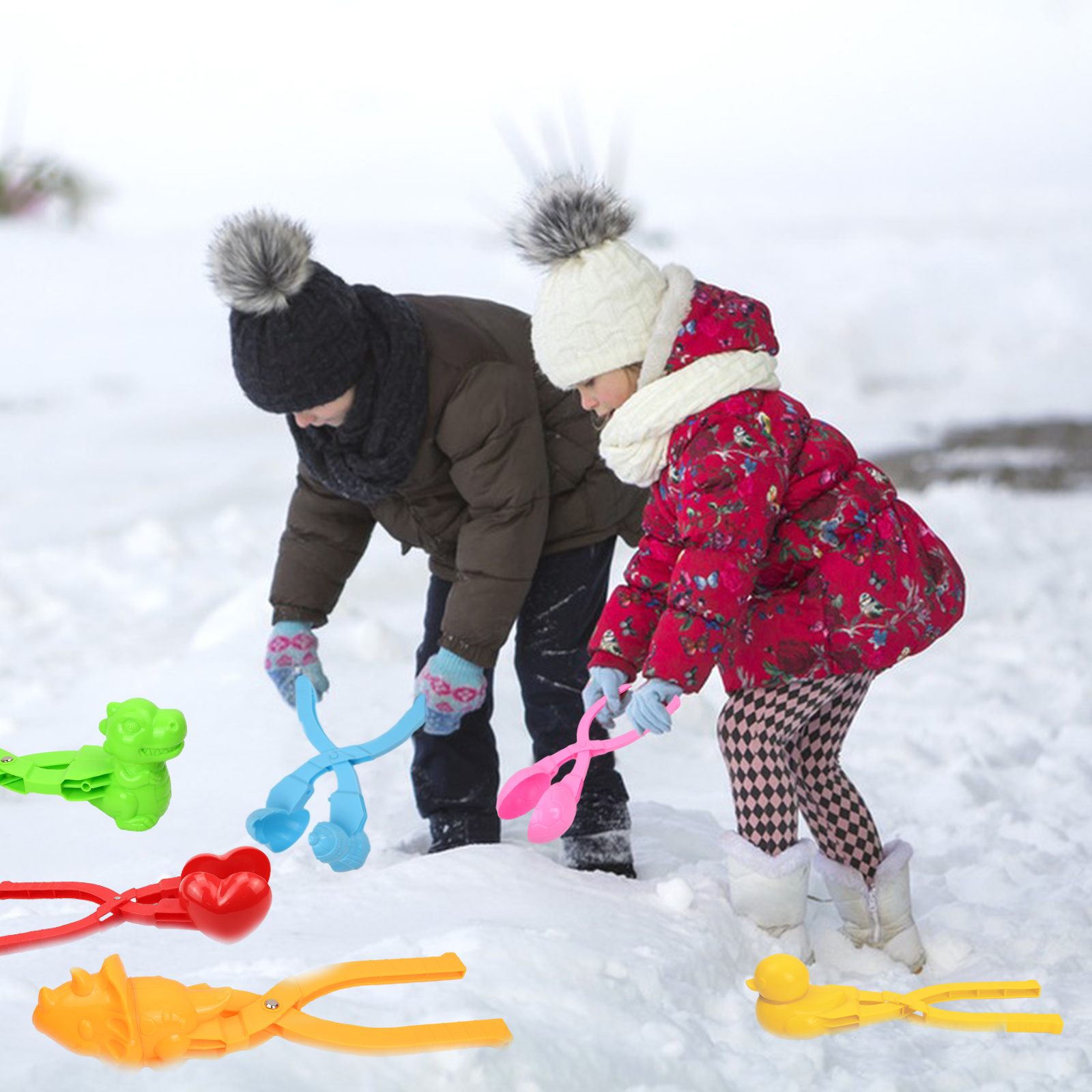Pince à boule de neige en forme de canard pour enfants et adultes