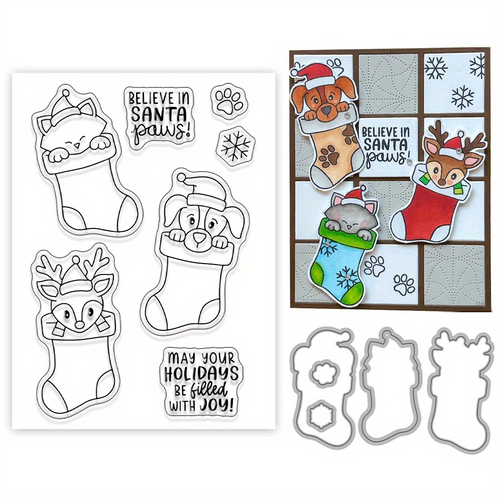 Winter Mailbox Silicone Clear Stamps For Diy Embossed Paper - Temu