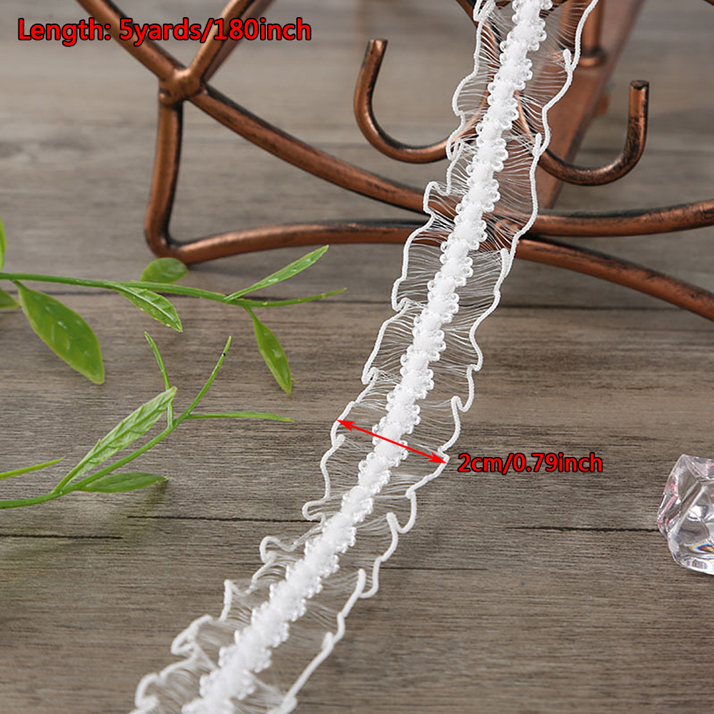 Image of 5 Yards Elastic Fish Net Ribbon, Lace Trim, Handmade Trim, Clothing Lingerie Supplies