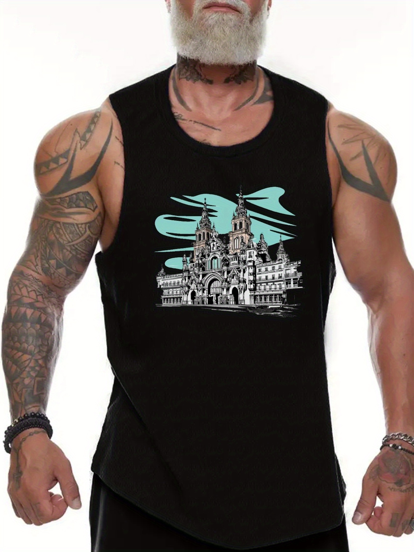 Disney Black Tank Tops for Men