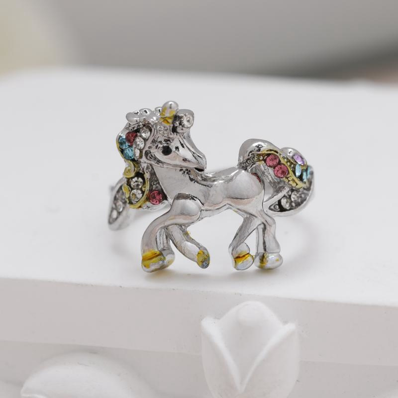 Sterling silver unicorn on sale ring