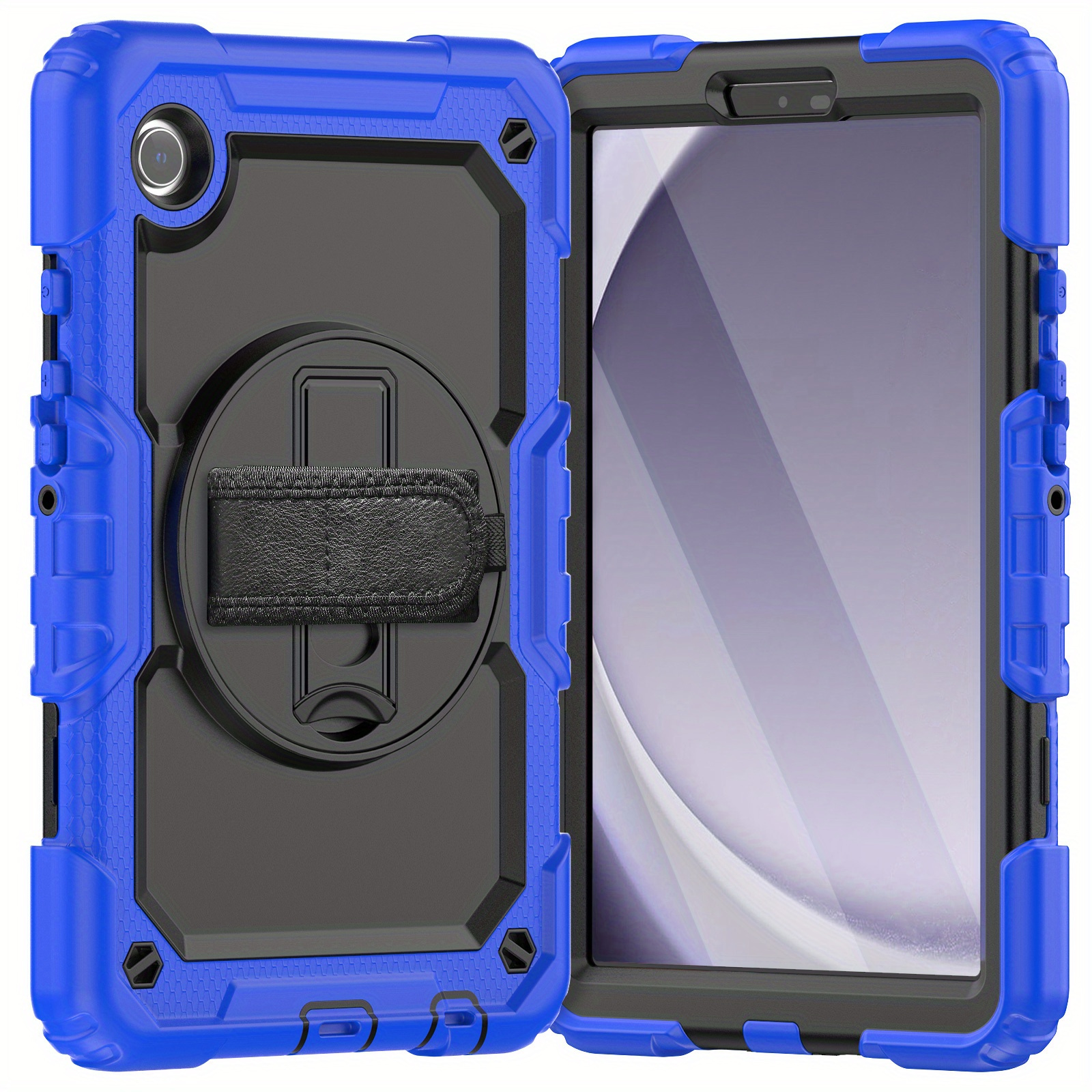 Case for Samsung Galaxy Tab A9 Plus 11 2023 X210 X216 X218, Military Grade  15ft Drop Tested Shockproof Protective Silicone Cover with 360° Rotating
