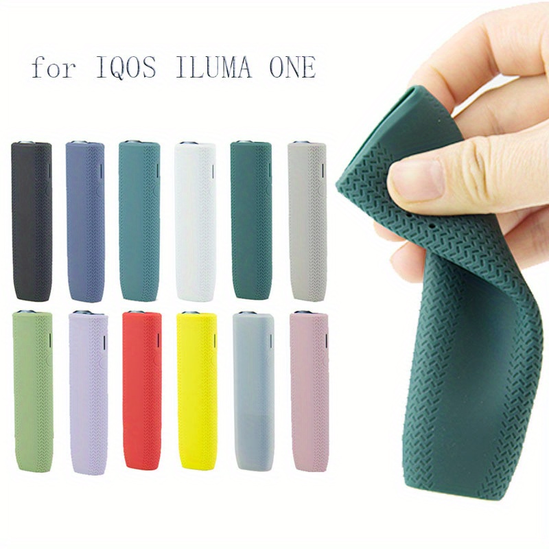  Case for IQOS ILUMA Full Protective Cover in 12 Colors for IQOS  ILUMA Accessories Silicone Case (Purple) : Health & Household
