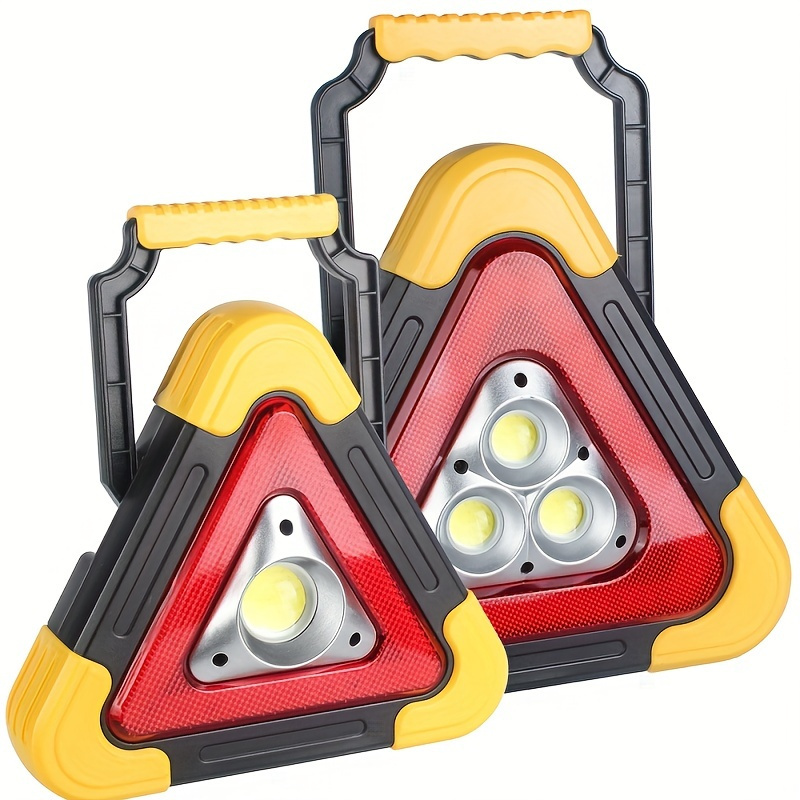 Kit de emergencia para coche de alta visibilidad en carretera, con chaleco  reflectante, triángulo de seguridad y luz LED, seguridad de viaje para