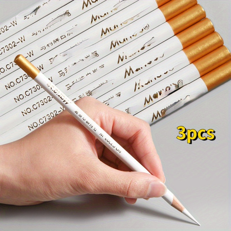 Special Highlight White Charcoal Pen Sketch White Chalk Pen - Temu
