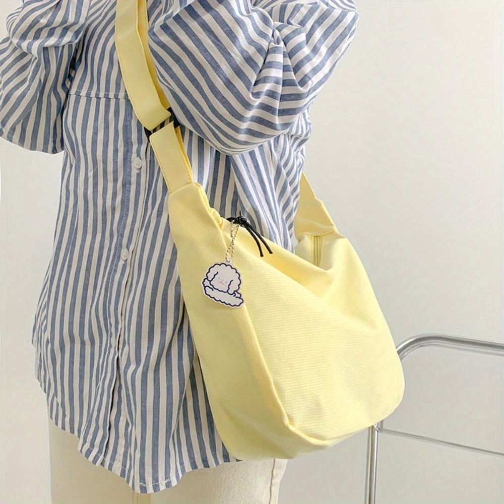 Cream colored shop crossbody bag