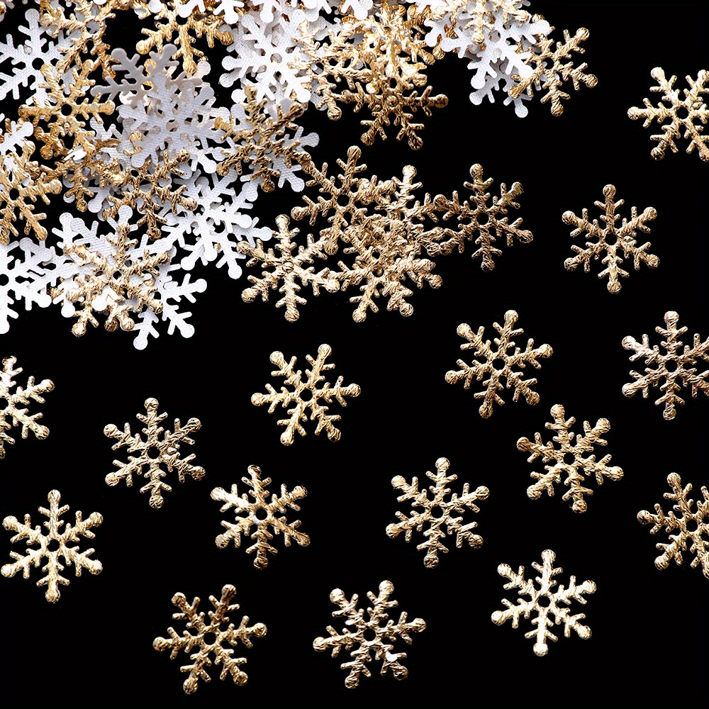 300pcs Snowflake Confetti For Winter Wonderland Decorations Snowflakes For  Crafts Snowflake Baby Shower Confetti Winter Wedding Decorations Snowflake