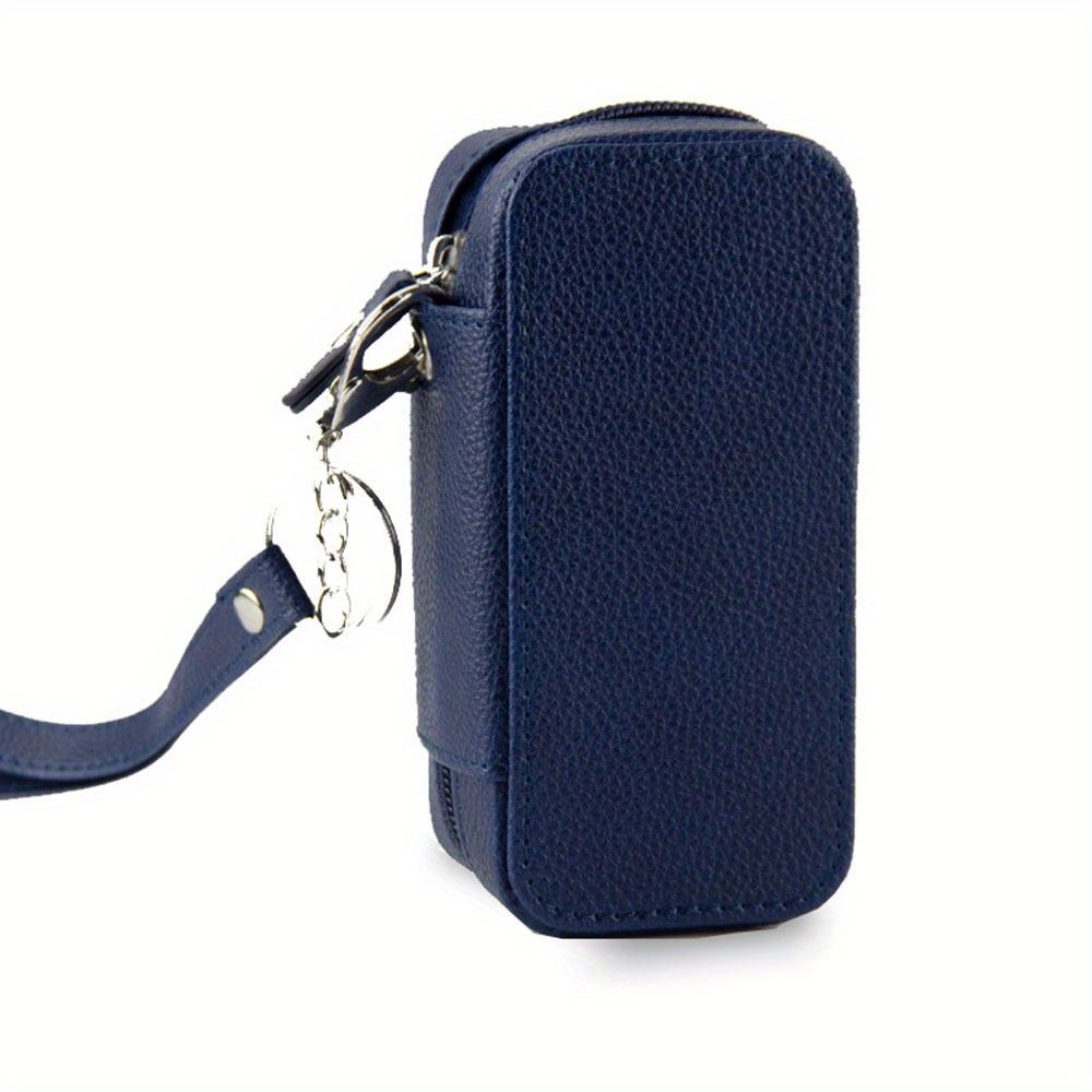 1pc, 4 Colors Pouch Zipper Bag For IQOS ILUMA Case For IQOS ILUMA PRIME PU  Leather Holder Case Box For IQOS 3duo Igos Duos, Household Gadget, Christma