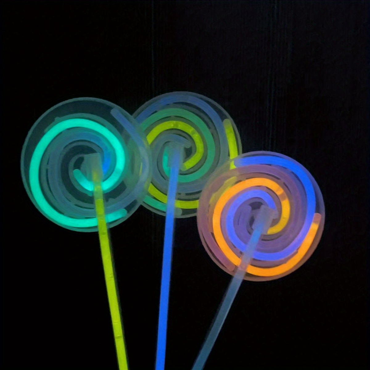 14 Stück Glasfaser-leuchtstäbe, Led-leuchtstäbe Mit 3 Blinkenden Modellen  Für Kinder, Geburtstagsparty-geschenke, 90 Tage Käuferschutz