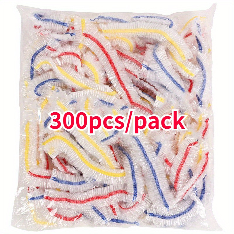 

300pcs/pack Colorful Saran Wrap Disposable Food Cover, Food Grade Fruit Fresh-keeping Plastic Bag, Vegetable Fruit Cover, Leftover Cover, Kitchen Accessories, Kitchen Gadgets