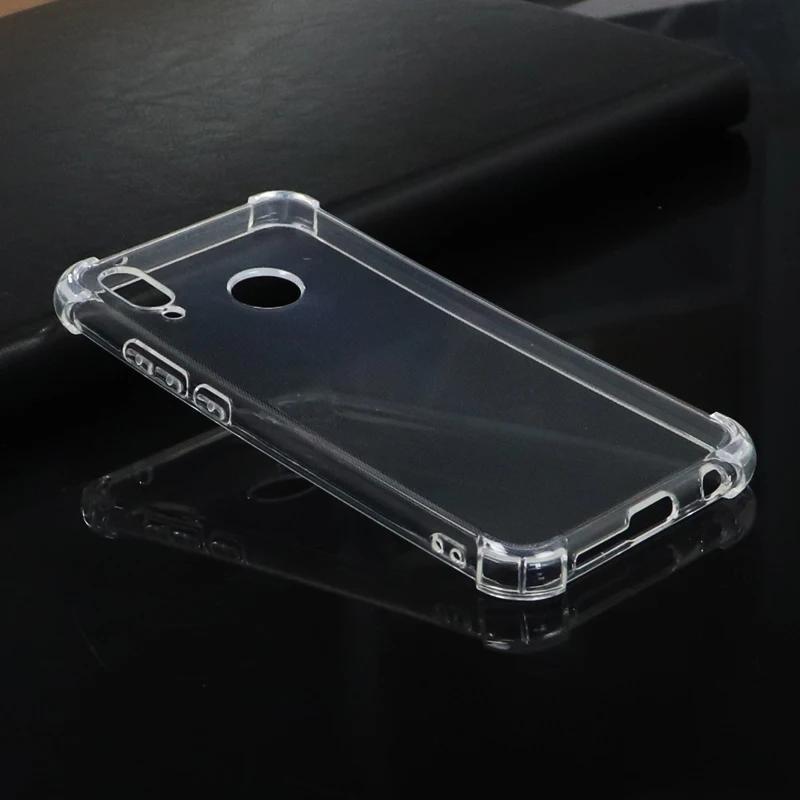 

For P20 Lite Shockproof Hd Clear Transparent Silicone Tpu Soft Phone Back Case Cover Phone Case