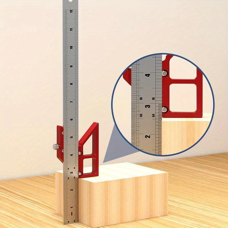 Center Finder Woodworking Square Center Scribe 45 90 Degrees Angle