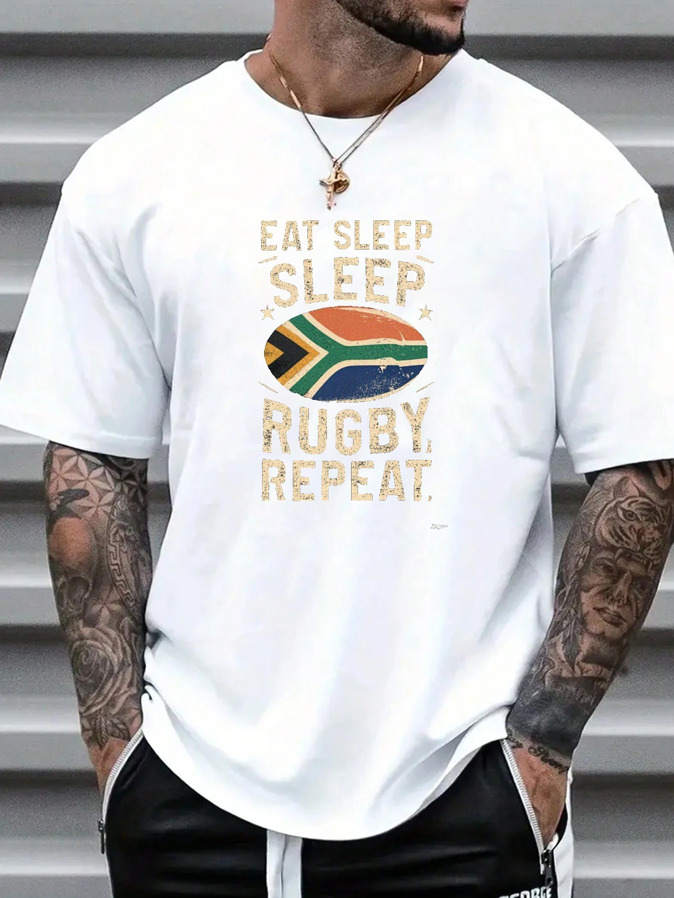 Eat Sleep Sports Repeat' Men's T-Shirt