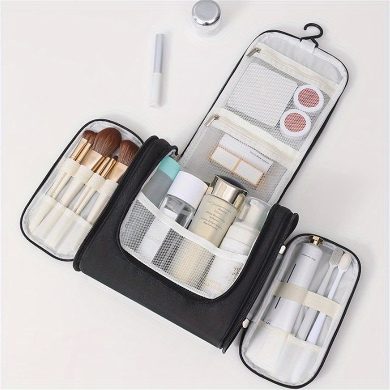 Neceser de neceser, bolsa de cosméticos multifuncional, organizador de  maquillaje cosmético para kit de accesorios de viaje, bolsa de aseo de  viaje