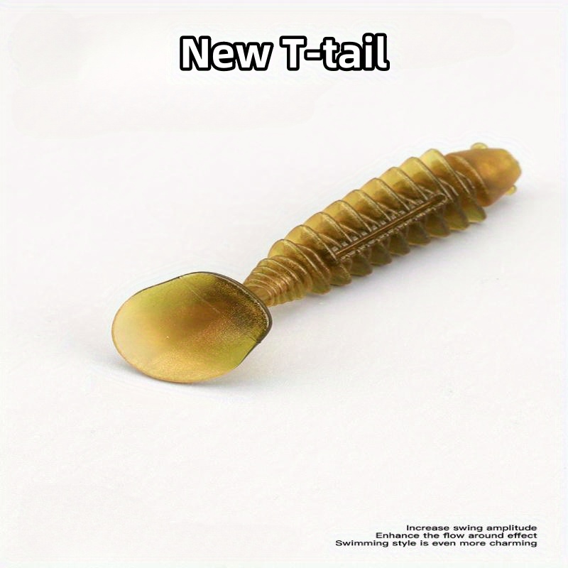 Threaded Soft Lure Paddle Tail Swimbait For Texas Rig Slow - Temu