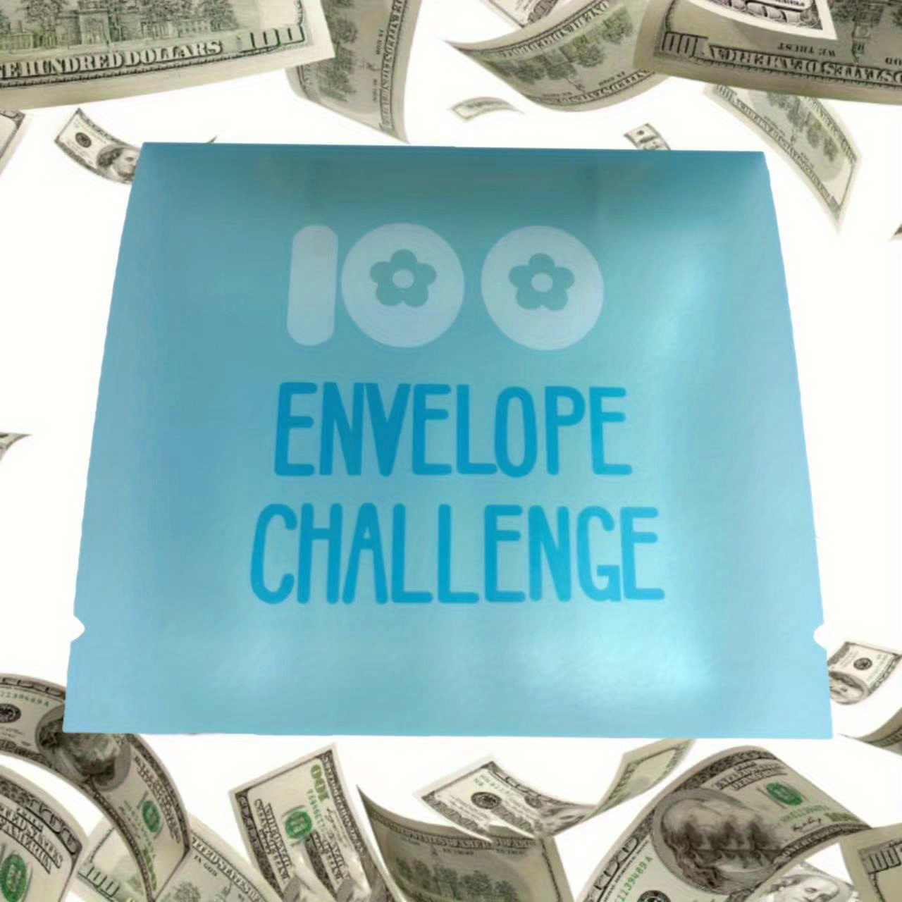 Carpeta de desafío de sobre 100, carpeta de ahorro de desafío de