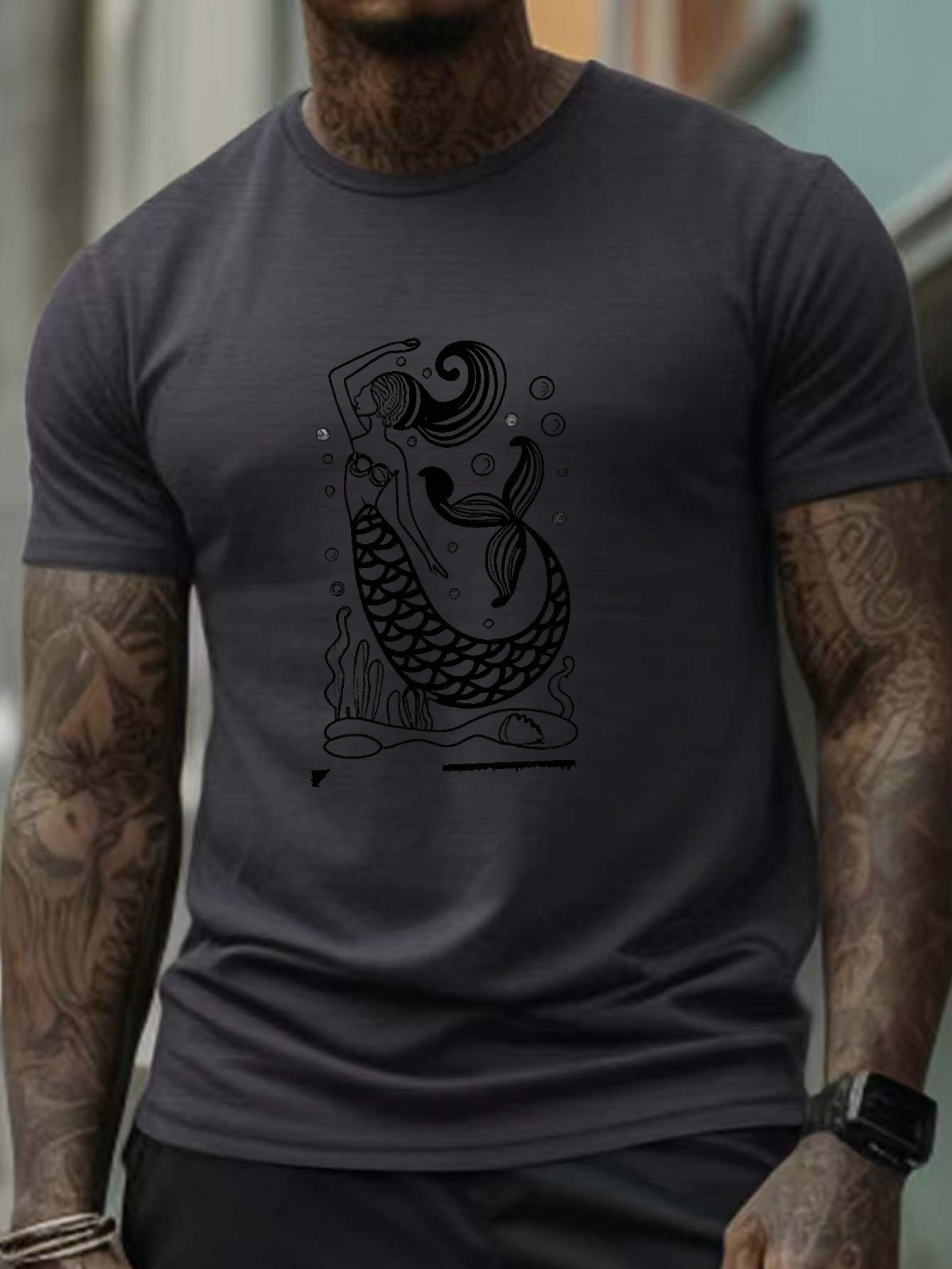 Fishing Man Silhouette Graphic Print Casual Breathable Comfy - Temu