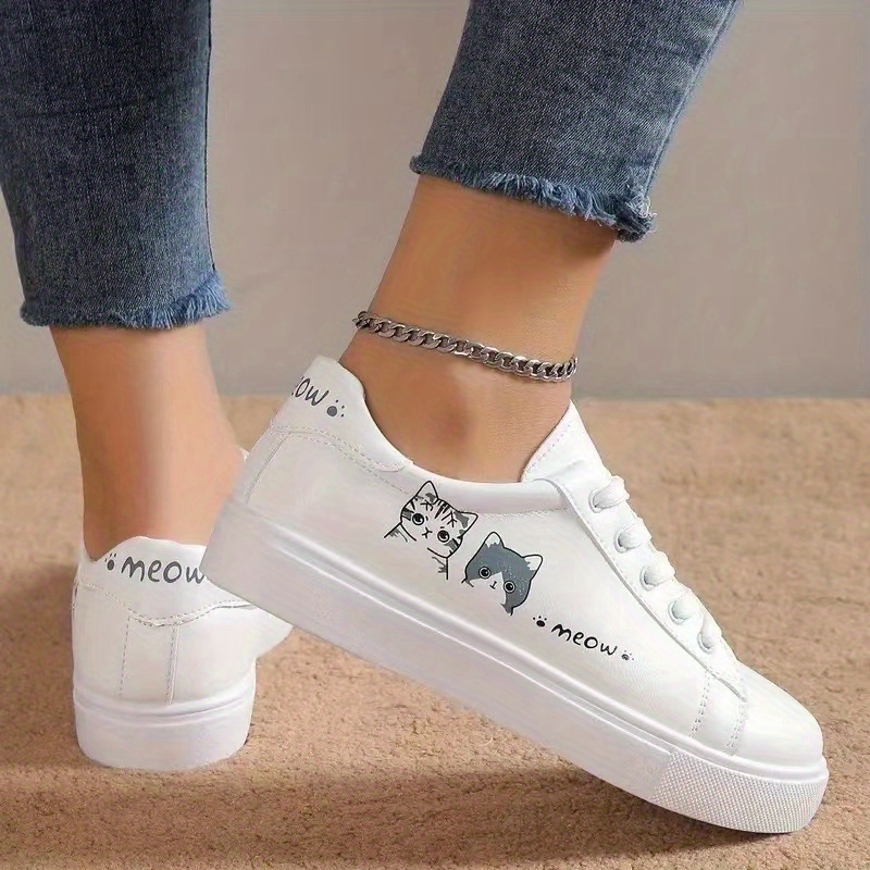 Cute white cheap walking shoes