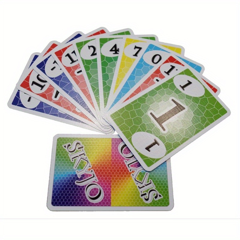 1pc 'skyjo Card Game' Family Get-together Fun Game Card, Party Board Games,  The Fun And Exciting Card Game For Kids And Adults - Play With Friends And  Family