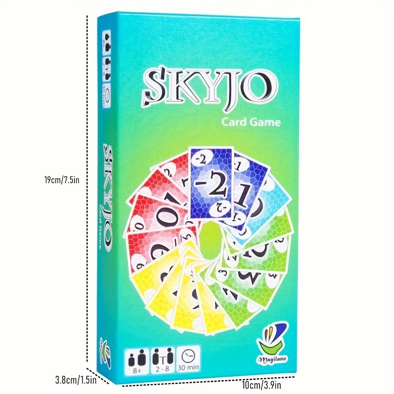 Skyjo Card Game, Board Games For Families, Entertaining Card Game For Kids  And Adults, Party Exciting Card Game, Christmas Gift