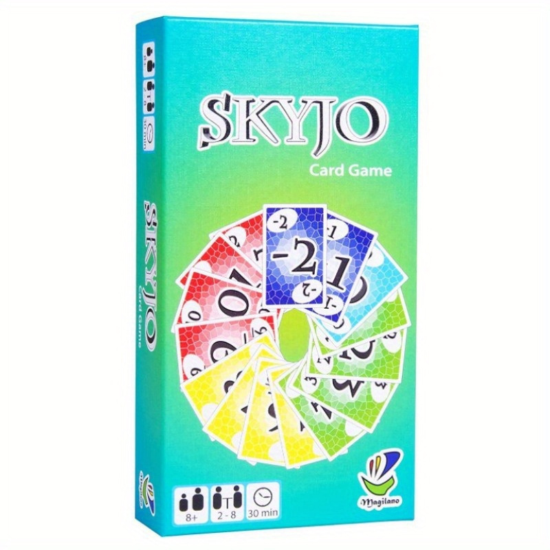 Play Nine Skyjo Family Card Games Tarot Deck Cards