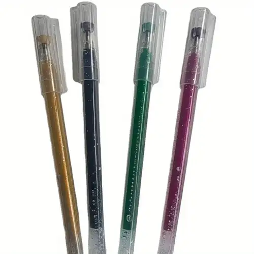 48 Pcs Color Gel Ink Pen 1.0mm Glitter Metallic Neon Pastel Art