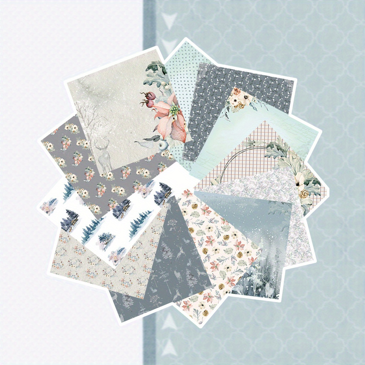 Mini Vintage Scrapbook Paper Journaling Scrapbooking - Temu