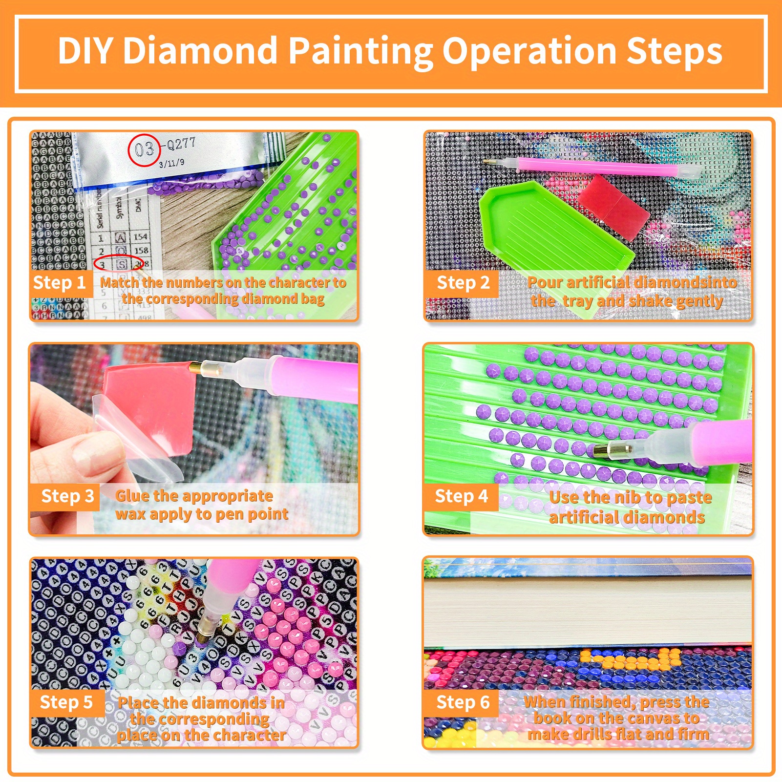 5d Diy Large Diamond Painting Kits For Adult King Round Full - Temu