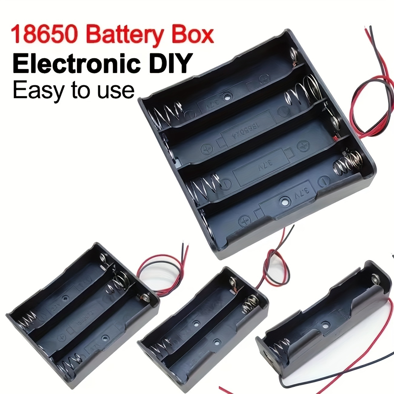 18650 Battery Power Bank Case C12 Charger Box Holder Dual