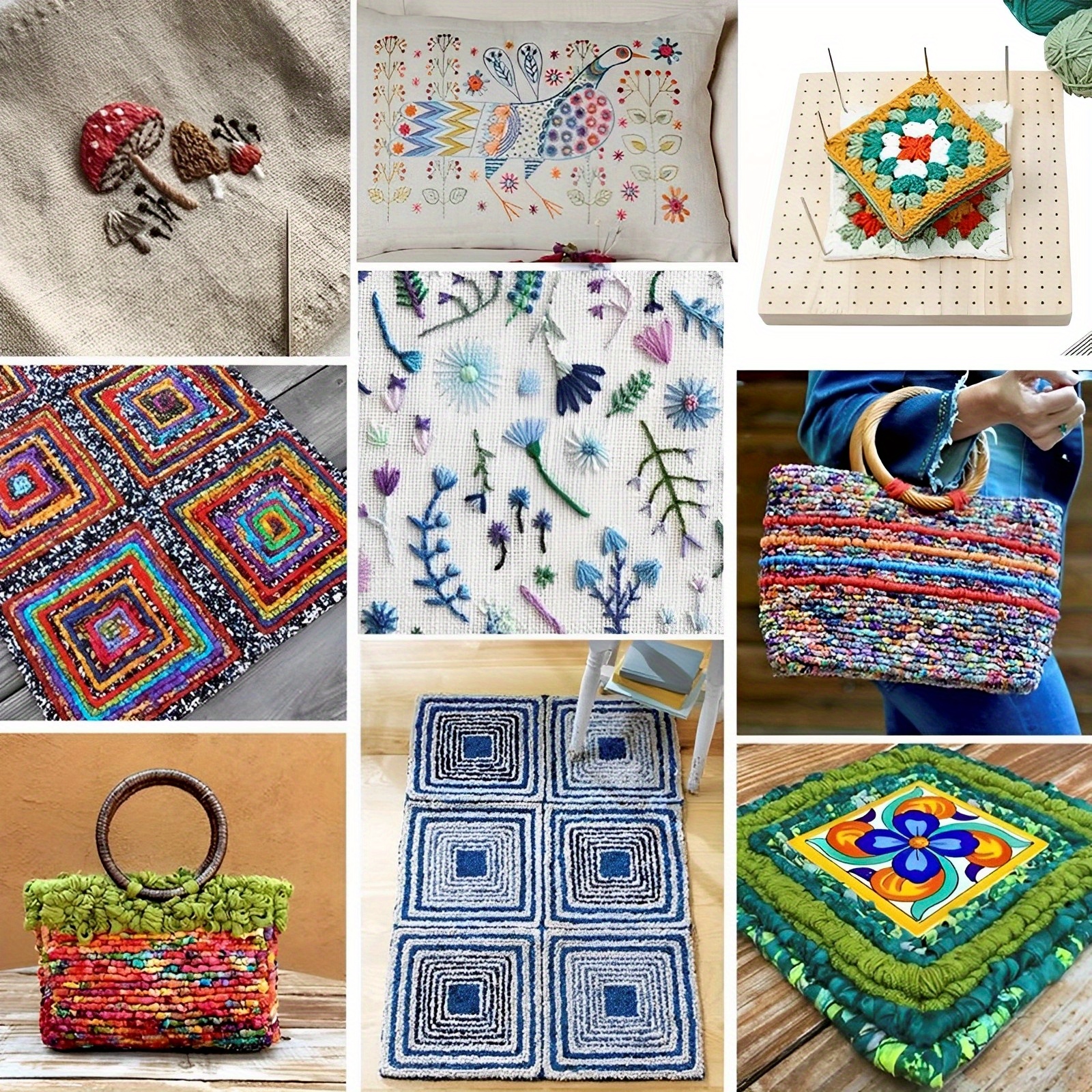 Wooden Crochet Blocking Board Reusable Handcrafted Knitting - Temu