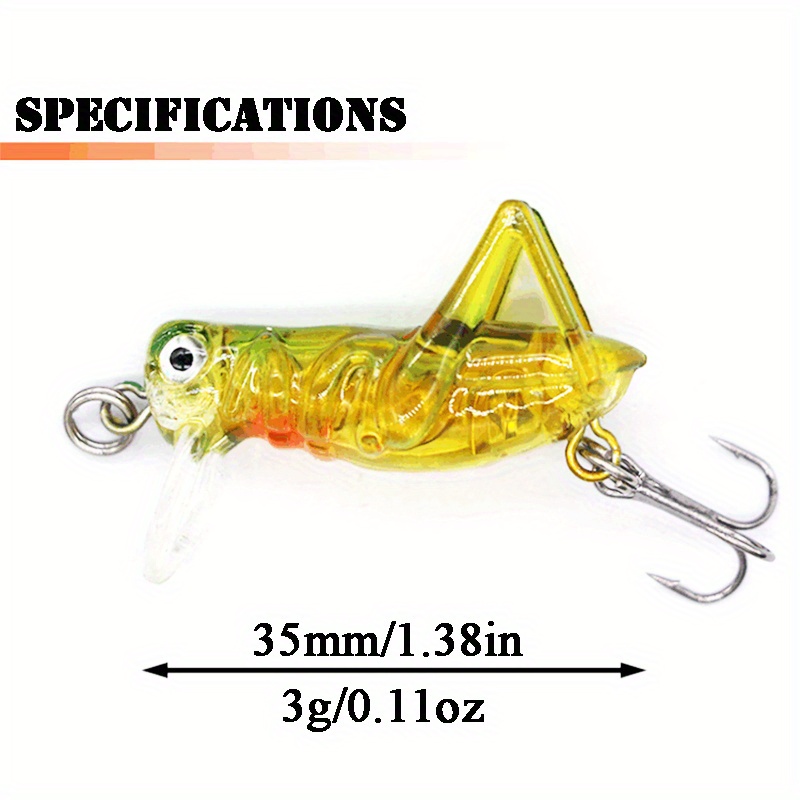 Bionic Grasshopper Fishing Lure Hard Bait Freshwater Fishing - Temu United  Kingdom