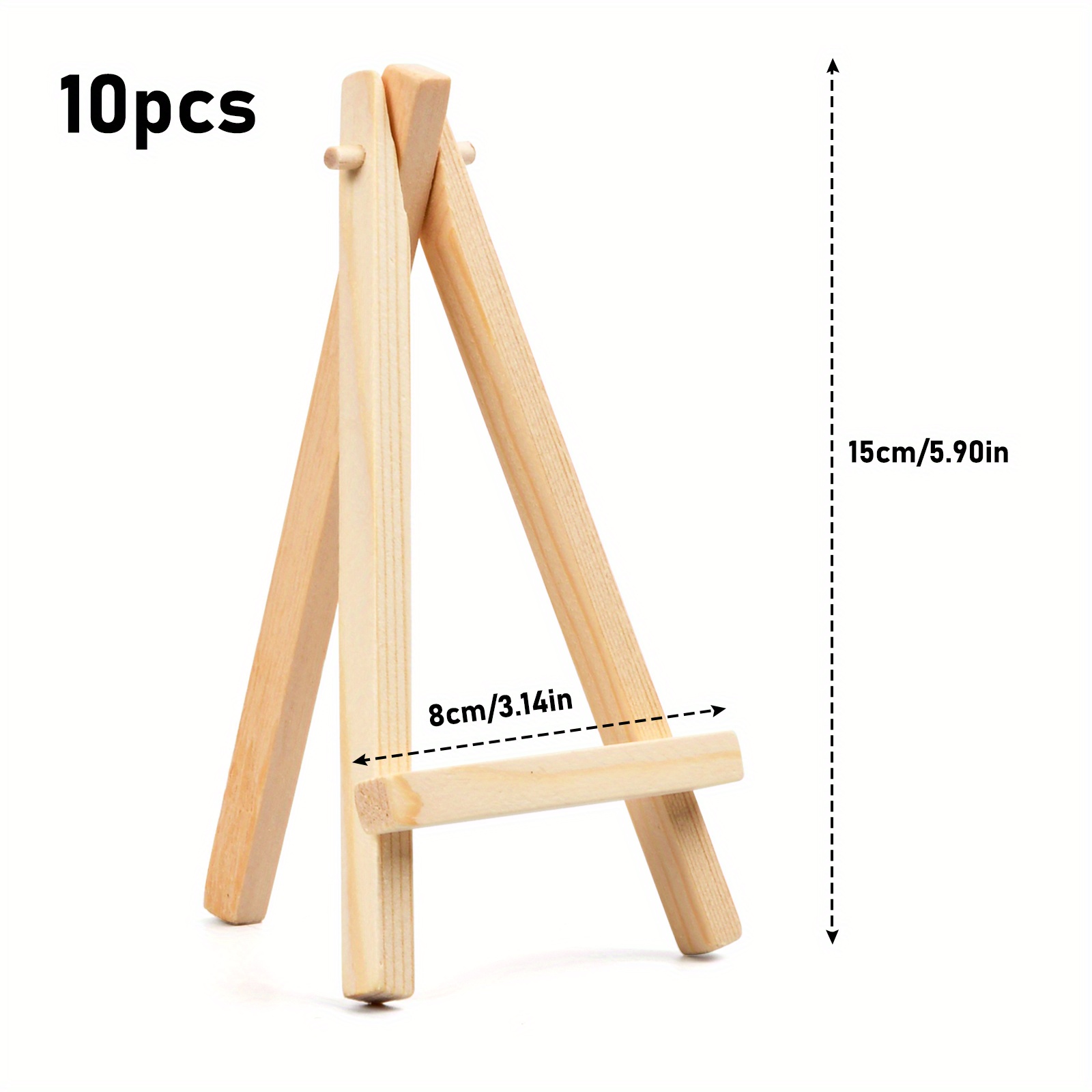 1PC Mini Wooden Tripod Easel Display Painting Stand Card Canvas