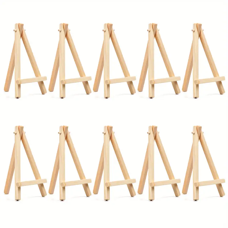 Wooden Display Easels Adjustable Mini Wooden Artist Triangle - Temu
