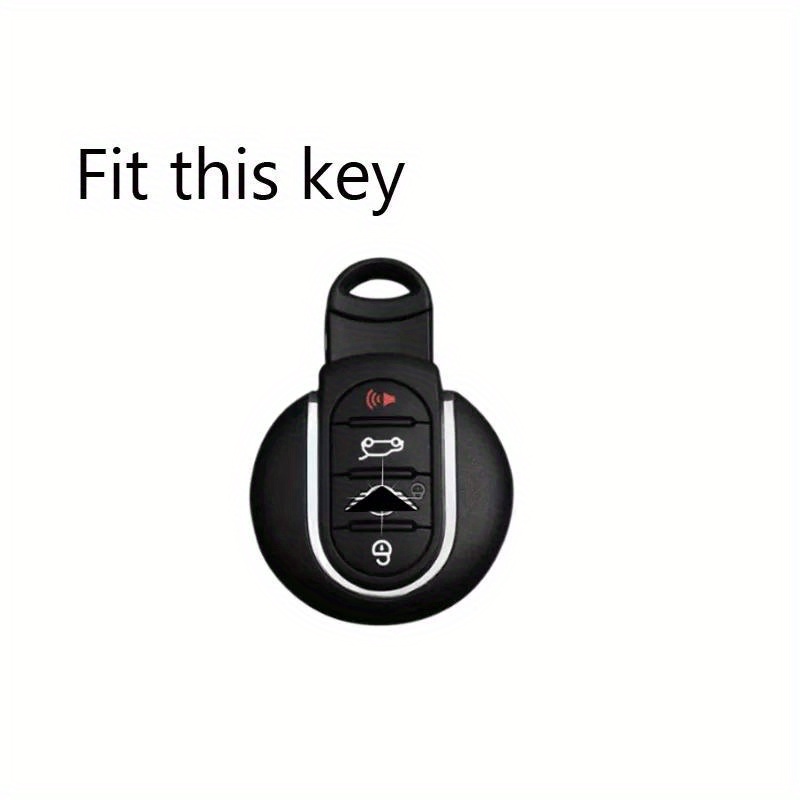 1 Stück Schwarze Tpu Auto Schlüssel Abdeckung, Schlüssel