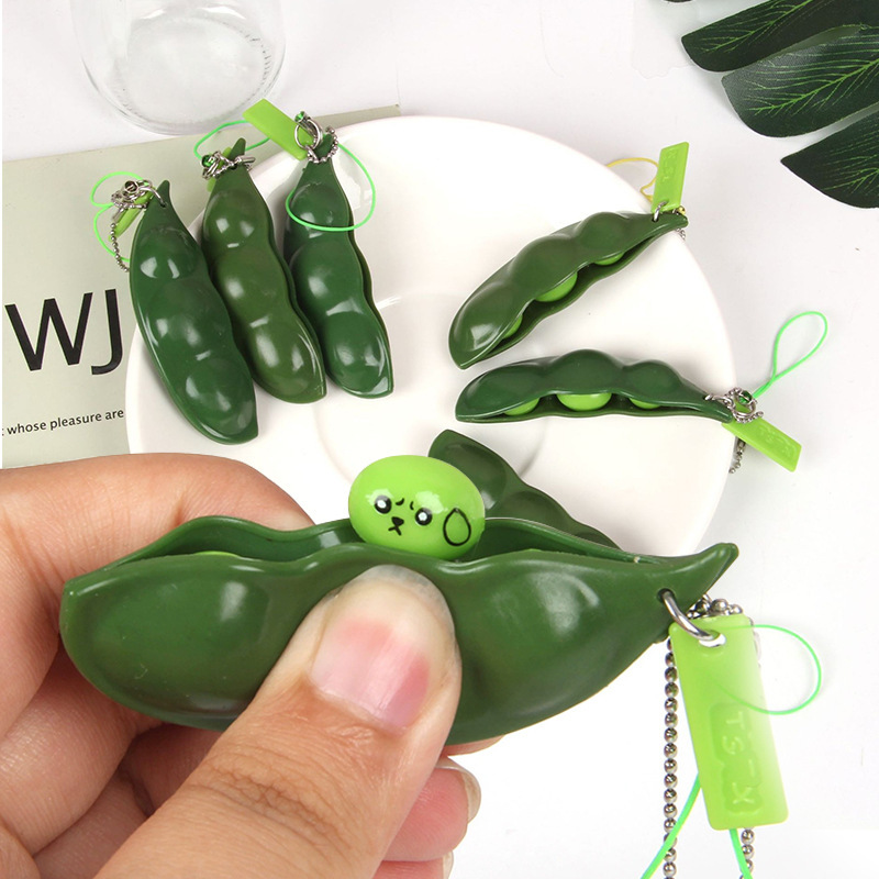 Pea hot sale pod keyring