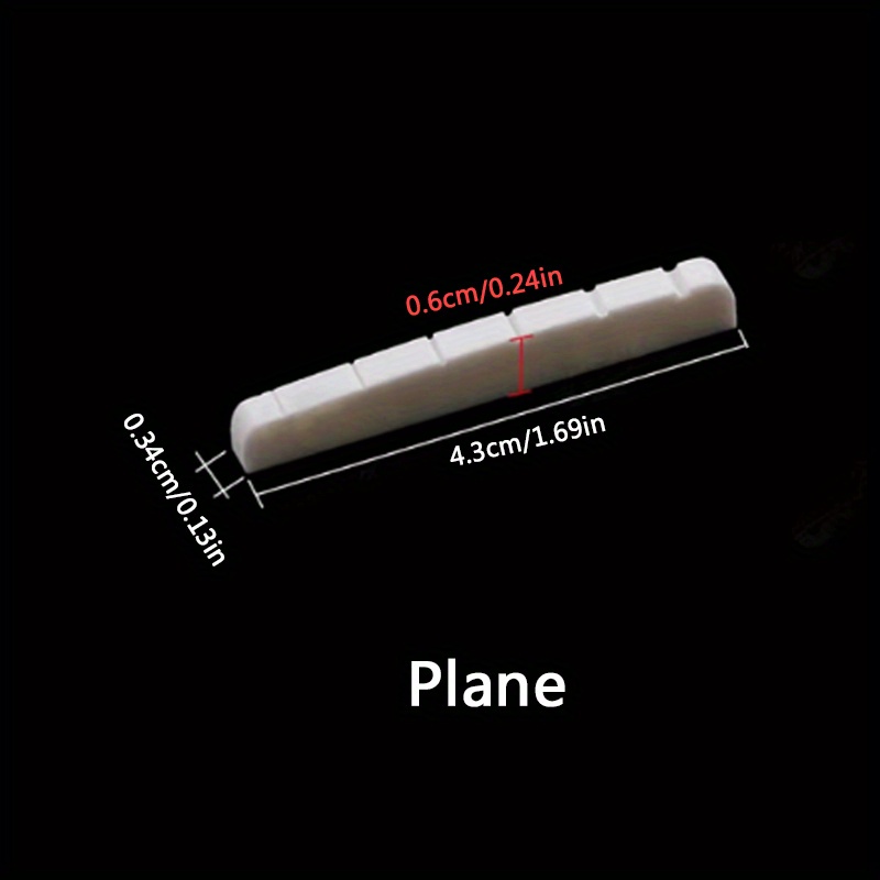 Electric Guitar Bone Nut And Set, 42mm, Suitable For Luthiers, Replacement Parts, And Guitar Enthusiasts